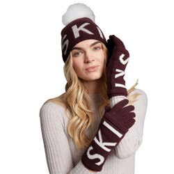 Alashan Merino Ski 3in1 Glove Women's in Merlot